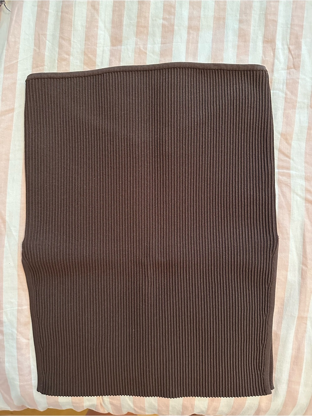Baba ton sculptknit Strapless Tube Top in Chocolate Brown